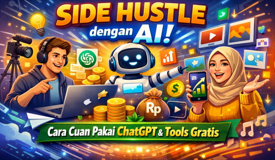 side hustle dengan AI menggunakan ChatGPT untuk menghasilkan uang online