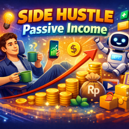 side hustle passive income menghasilkan uang otomatis dari internet